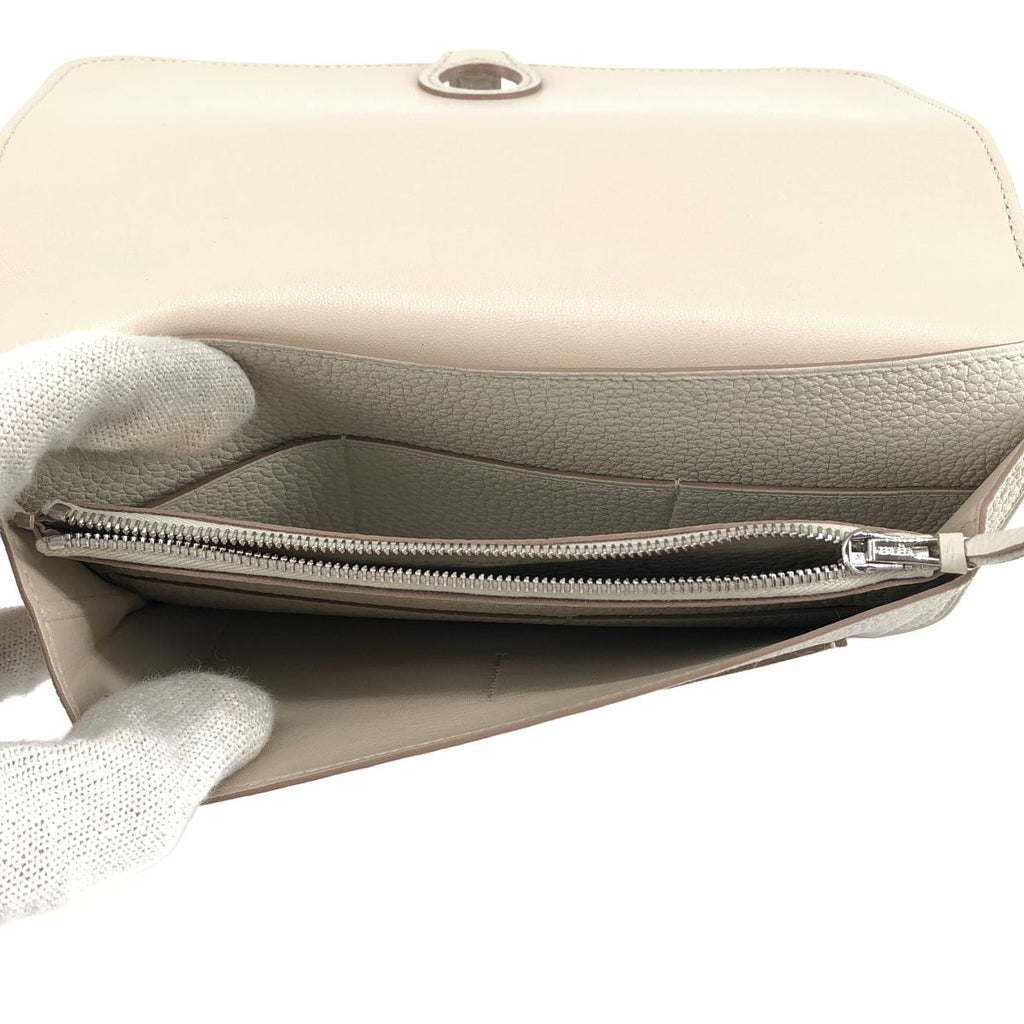 Hermes GM Dogon Duo Leather Wallet Beige — view 3