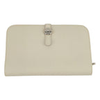 Hermes GM Dogon Duo Leather Wallet Beige