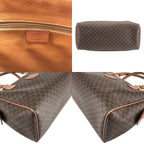 Celine Macadam Mini Boston Bag Brown — view 4