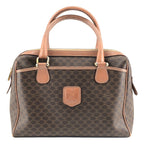 Celine Macadam Mini Boston Bag Brown