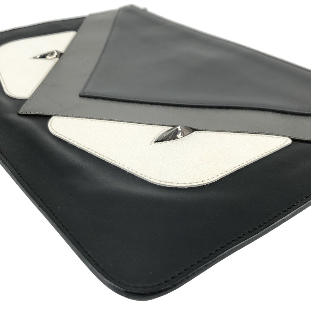 Fendi Bugs Eye Monster Clutch Black — view 7