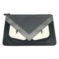Fendi Bugs Eye Monster Clutch Black