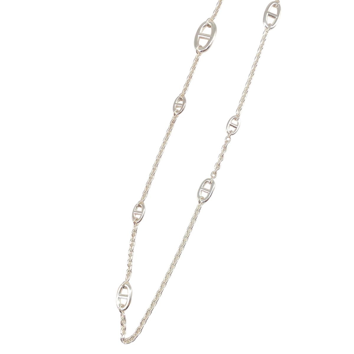 Hermes Chaine D'ancre Farandole 160 Necklace Silver — view 4