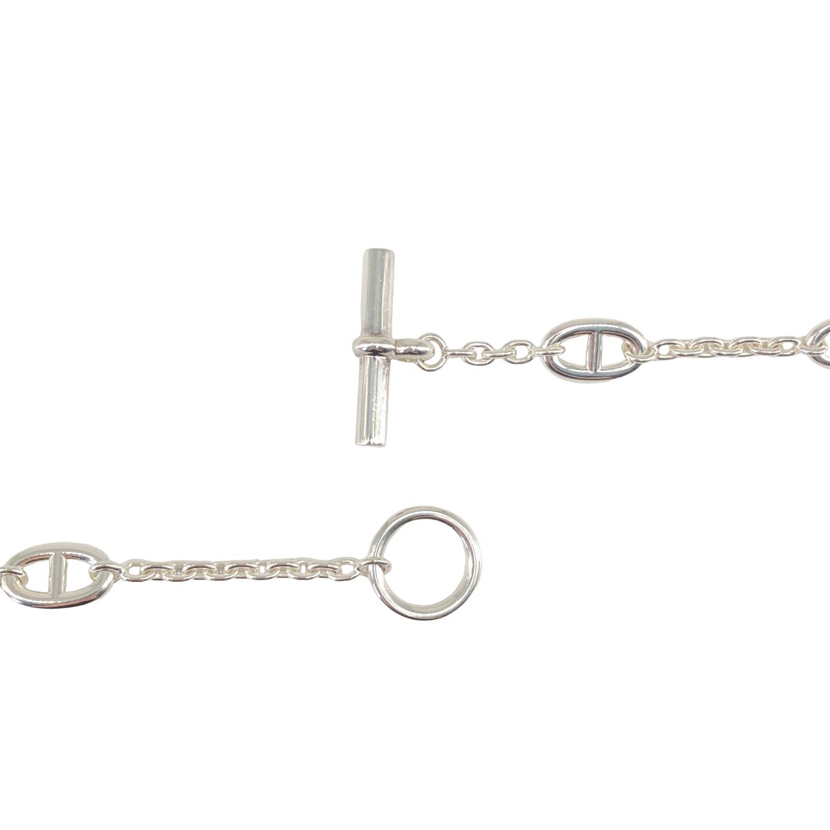 Hermes Chaine D'ancre Farandole 160 Necklace Silver — view 6