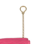 Chanel Quilted Caviar Leather Key Case Pink Key Holder — view 5