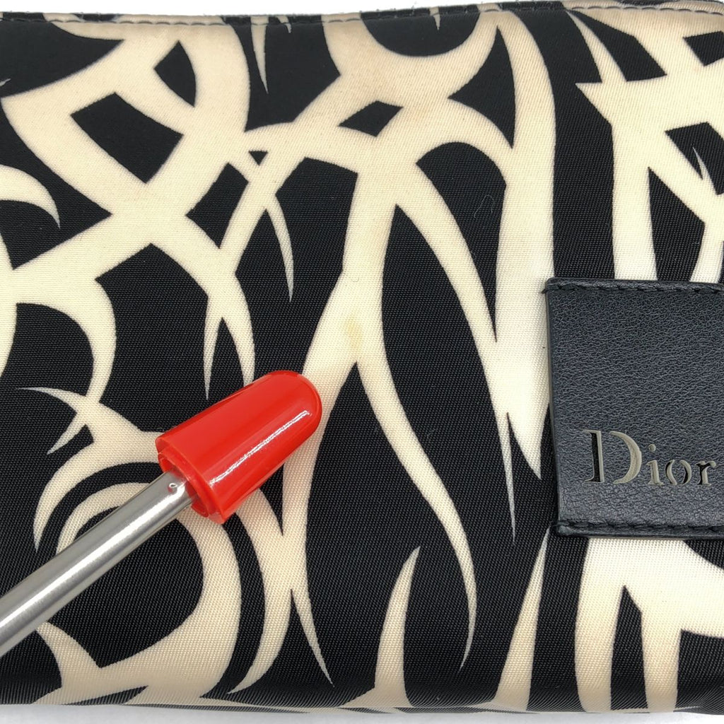 Dior Homme Tribal Pattern Pouch Black Beige — view 6