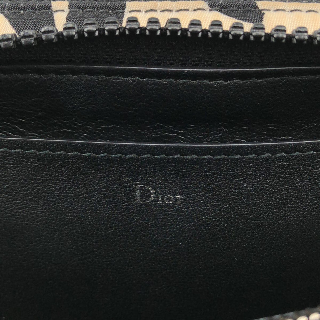Dior Homme Tribal Pattern Pouch Black Beige — view 5