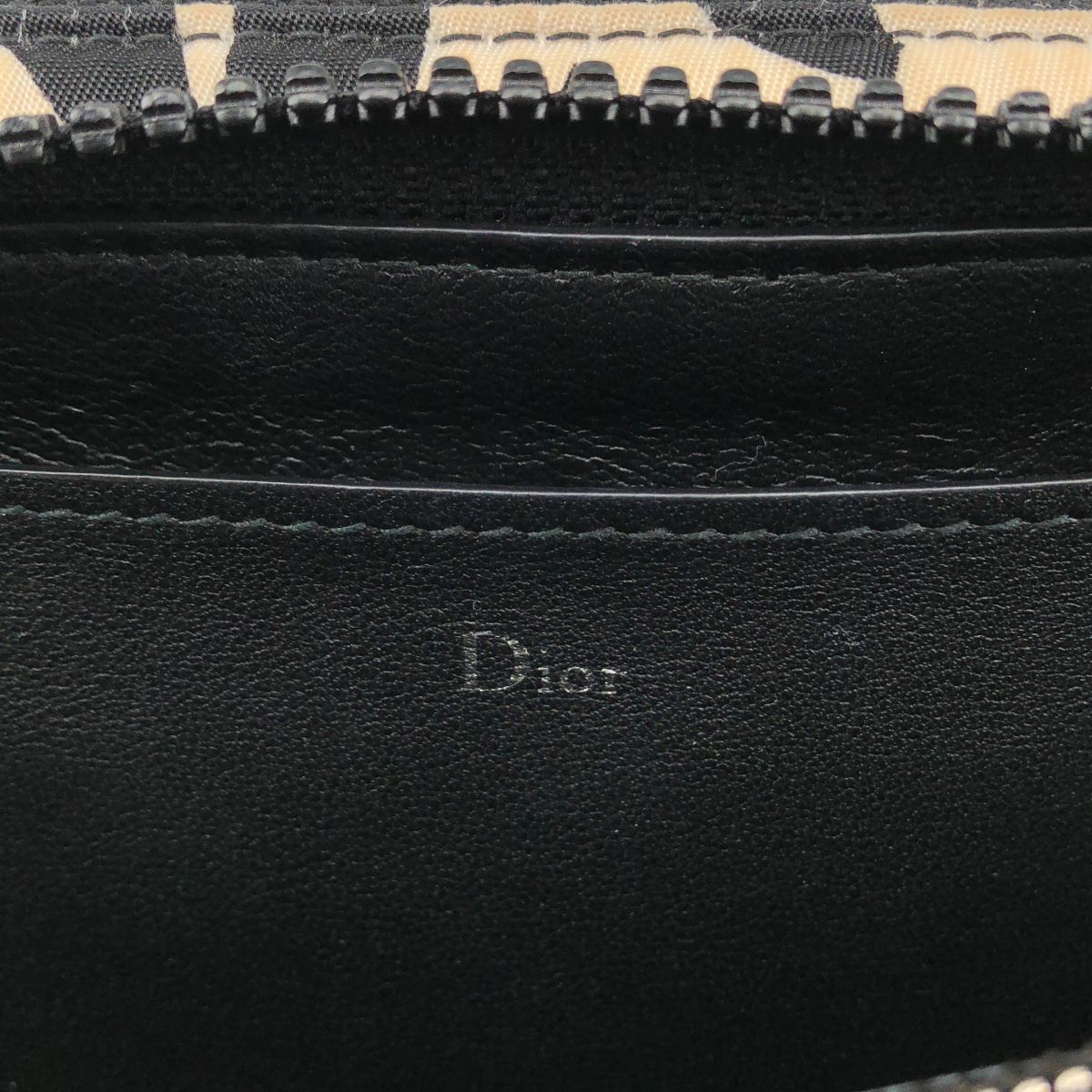 Dior Homme Tribal Pattern Pouch Black Beige — view 5