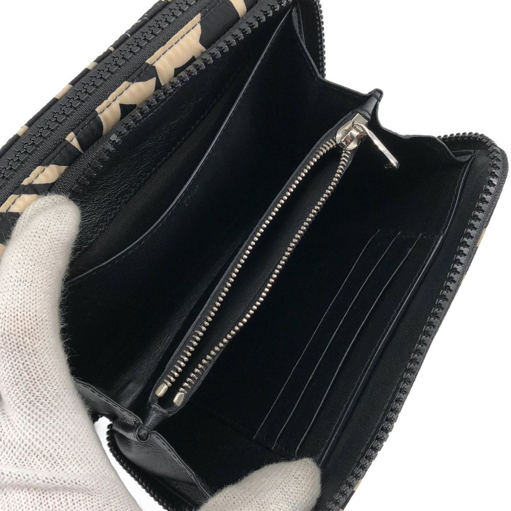 Dior Homme Tribal Pattern Pouch Black Beige — view 4