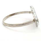 Chanel Bangle Silver CC Logo Bracelet — view 2