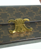 Celine Triomphe Canvas Handbag — view 6