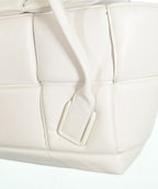 Bottega Veneta Maxi Intrecciato the Arco Large Padded Shoulder Bag — view 7