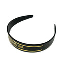 Dior Headband Black Gold