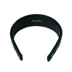 Dior Headband Beige Dark Navy Blue Oblique — view 2