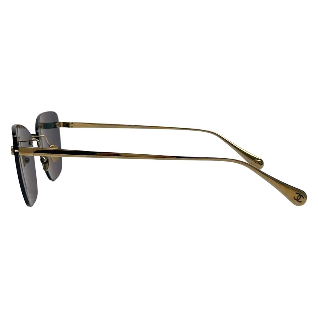 Chanel Sunglasses Black Gold Eyewear — view 2