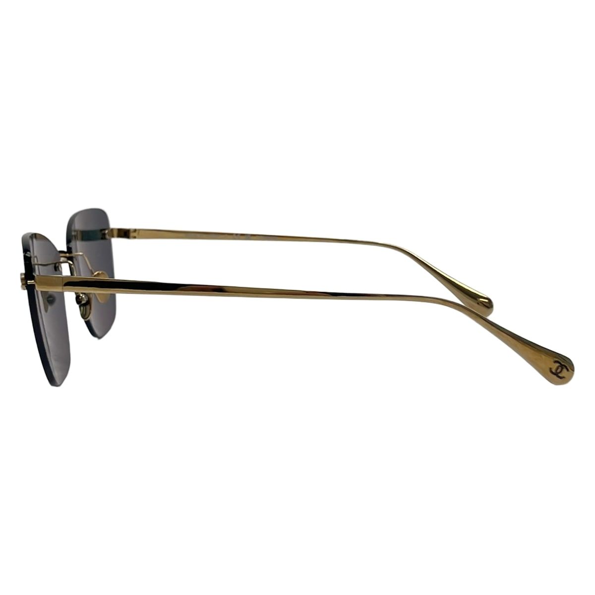Chanel Sunglasses Black Gold Eyewear — view 2