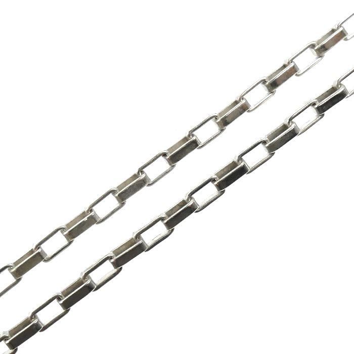 Gucci 925 Sterling Silver G Logo Plate Necklace 49 — view 4