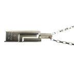 Gucci 925 Sterling Silver G Logo Plate Necklace 49 — view 3
