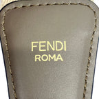 Fendi Shoulder Strap Beige Light Pink Dark Brown Zucca Pattern Leather — view 4