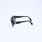 Chanel Sunglasses Eyewear Black Gold — view 6