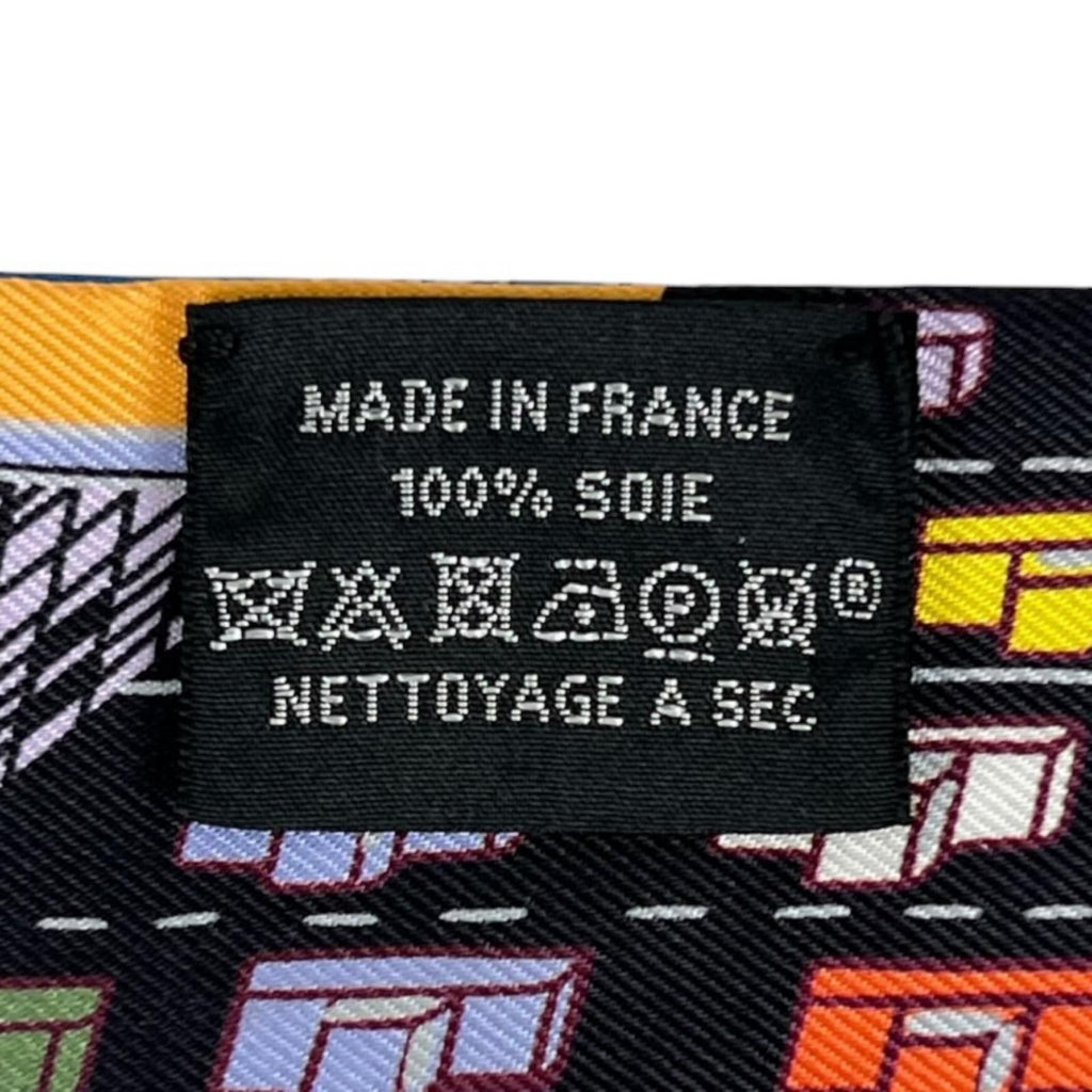 Hermes Twilly Pantin City Scarf Silk Multicolor — view 8