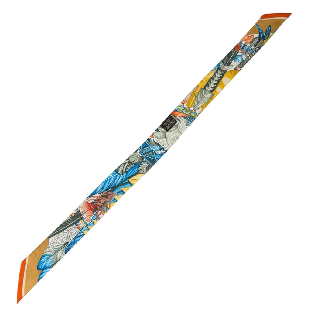 Hermes Twilly Dance Pacific Scarf Silk Multicolor — view 3