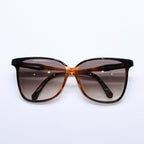 Gucci Teardrop Sunglasses Eyewear Interlocking G S Brown Gold — view 2