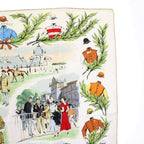 Hermes Scarf Carre 90 Chantilly Lee Racecourse All Over Print Multicolor — view 5