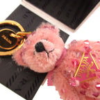 Prada Bear Mohair Swarovski Pink Bag Charm Key Holder — view 5
