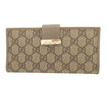 Gucci GG Supreme Leather Gray Bifold Wallet