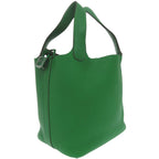 Hermes Picotin Lock PM Taurillon Clemence Green Handbag