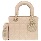 Dior Lady MY ABC Small Lambskin Beige Handbag