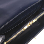 Celine Medium Leather Navy 2-Way Shoulder Bag — view 7