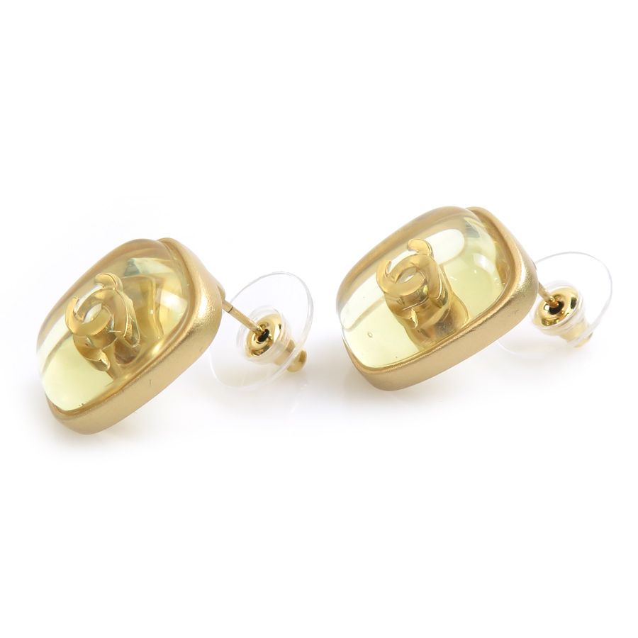 Chanel Earrings CC Logo — view 3