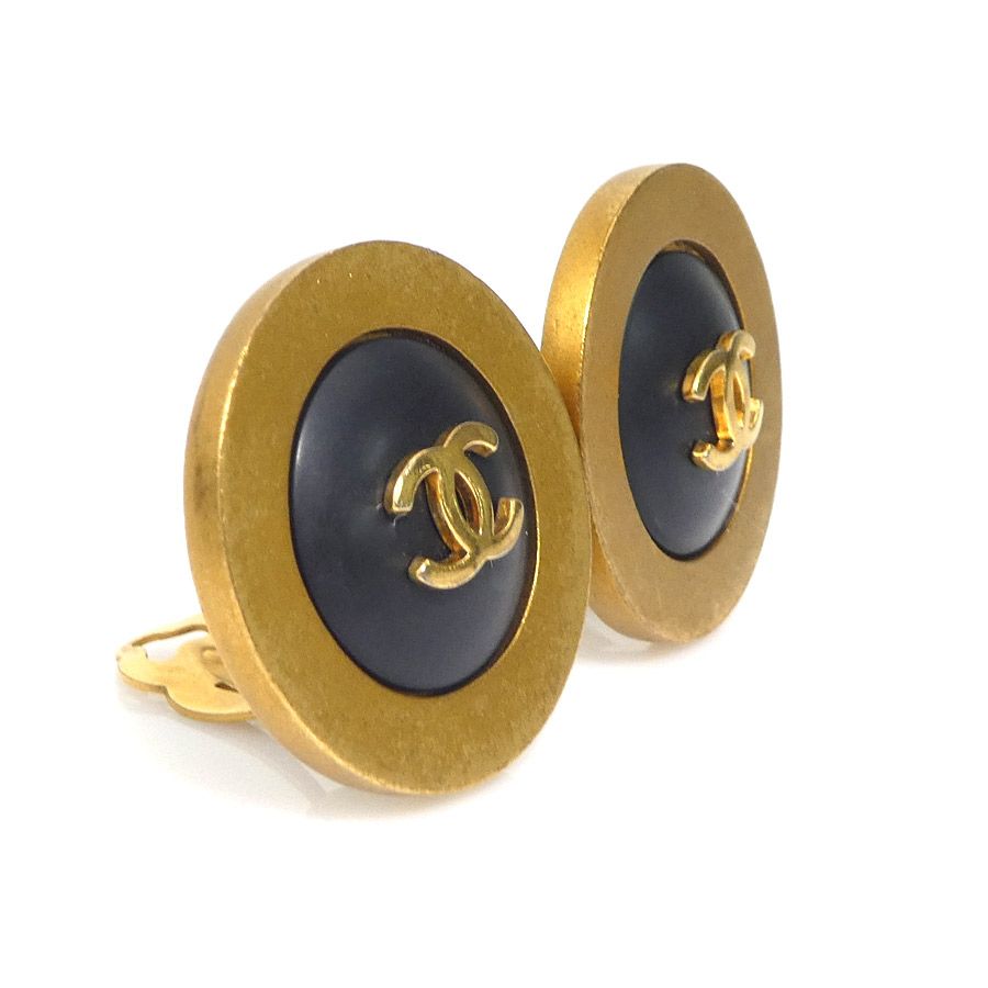 Chanel Earrings CC Logo — view 2