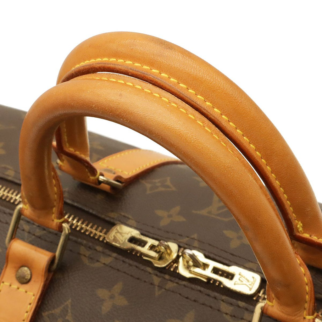 Louis Vuitton Monogram Keepall 55 Boston Bag Purse — view 5