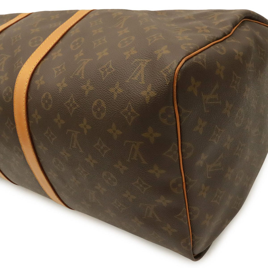 Louis Vuitton Monogram Keepall 55 Boston Bag Purse — view 3