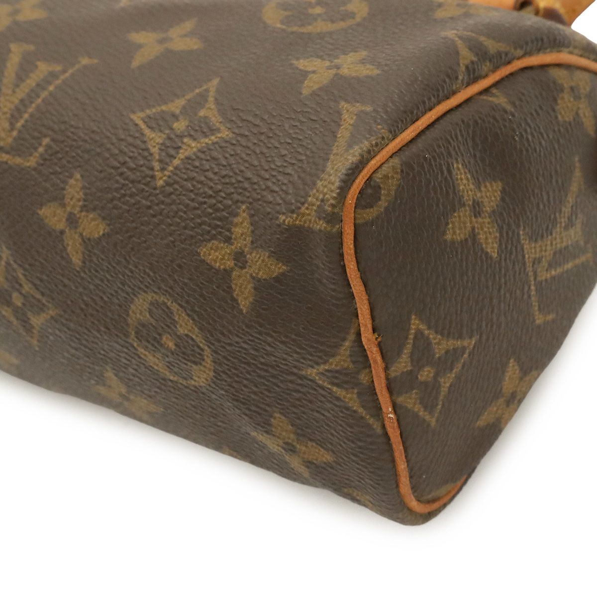 Louis Vuitton Monogram Mini Speedy Mini Bag Pouch Case 2-Way — view 3