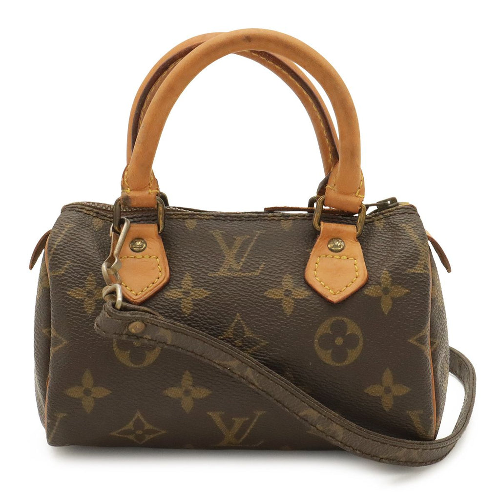 Louis Vuitton Monogram Mini Speedy Mini Bag Pouch Case 2-Way