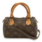 Louis Vuitton Monogram Mini Speedy Mini Bag Pouch Case 2-Way