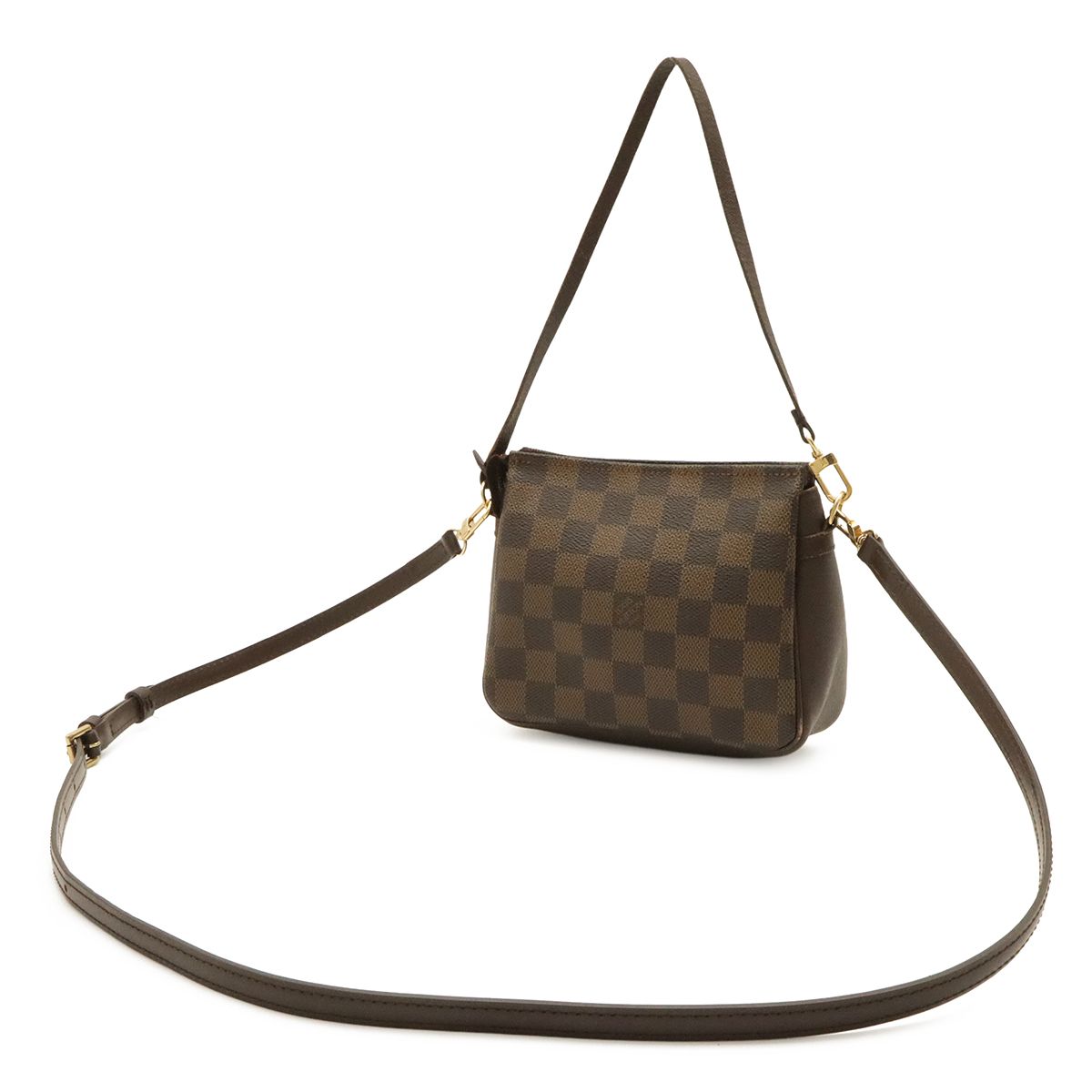 Louis Vuitton Damier Trousse Makeup Pouch 2-Way Shoulder Bag Pochette — view 2