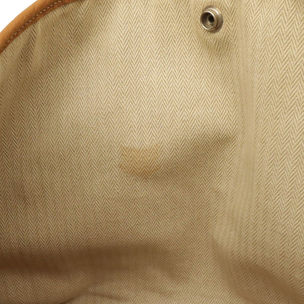 Hermes Garden Party PM Tote Bag Negonda Leather Brown Silver — view 7