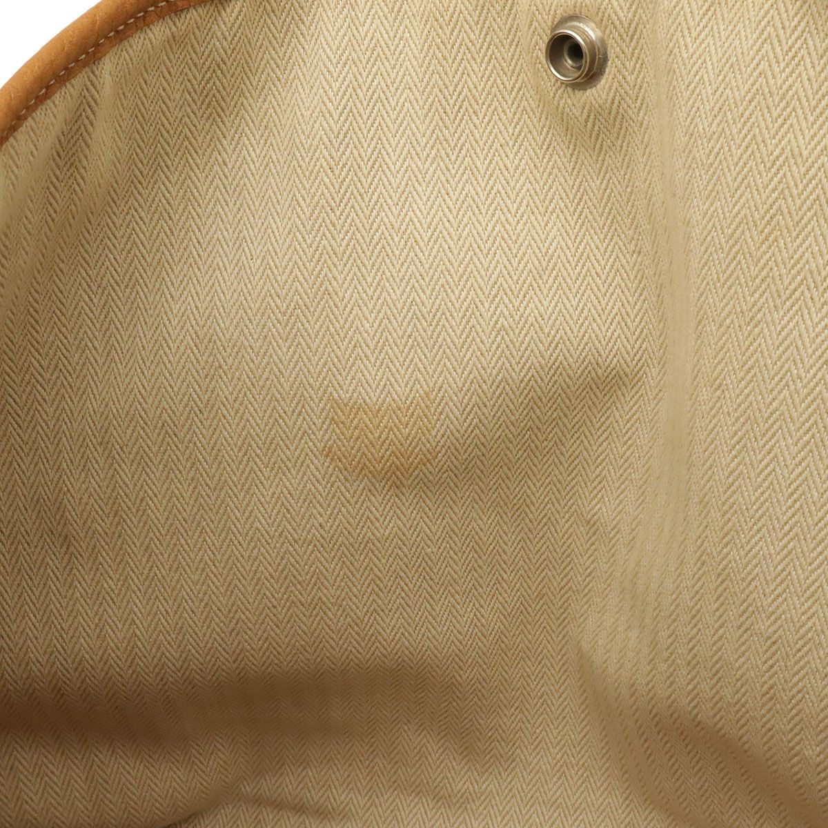 Hermes Garden Party PM Tote Bag Negonda Leather Brown Silver — view 7