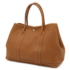 Hermes Garden Party PM Tote Bag Negonda Leather Brown Silver — view 2