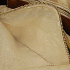 Chanel CC Logo Marshmallow Tote Bag Canvas Ivory White Black — view 6