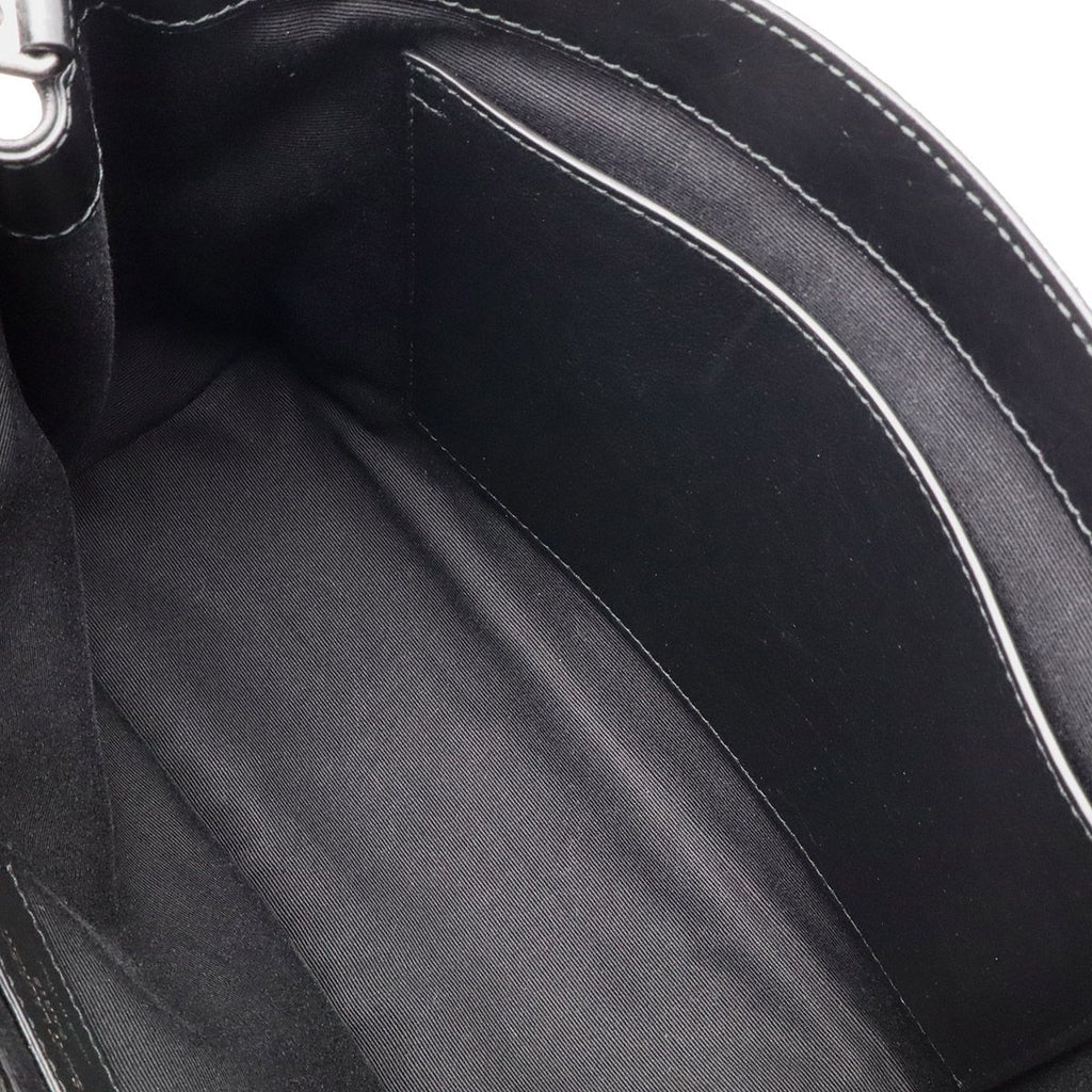 Saint Laurent Paris YSL Niki Medium Chain Shoulder Bag V-stitch Leather Black — view 7