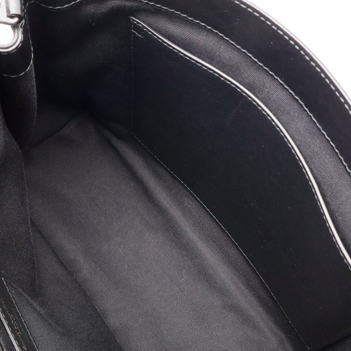 Saint Laurent Paris YSL Niki Medium Chain Shoulder Bag V-stitch Leather Black — view 7