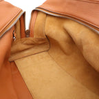 Loewe Amazona 36 Anagram Mini Boston Bag 2-Way Leather Tan Brown Silver — view 8