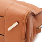 Loewe Amazona 36 Anagram Mini Boston Bag 2-Way Leather Tan Brown Silver — view 3
