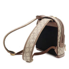 Gucci Ophidia GG Supreme Small Backpack Sherry Line Leather Beige Mocha Brown — view 2